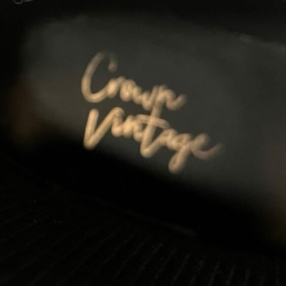 CROWN VINTAGE Adventure Black Leather & Elastic Bootie Women's Size‎ 9 - Picture 8 of 10